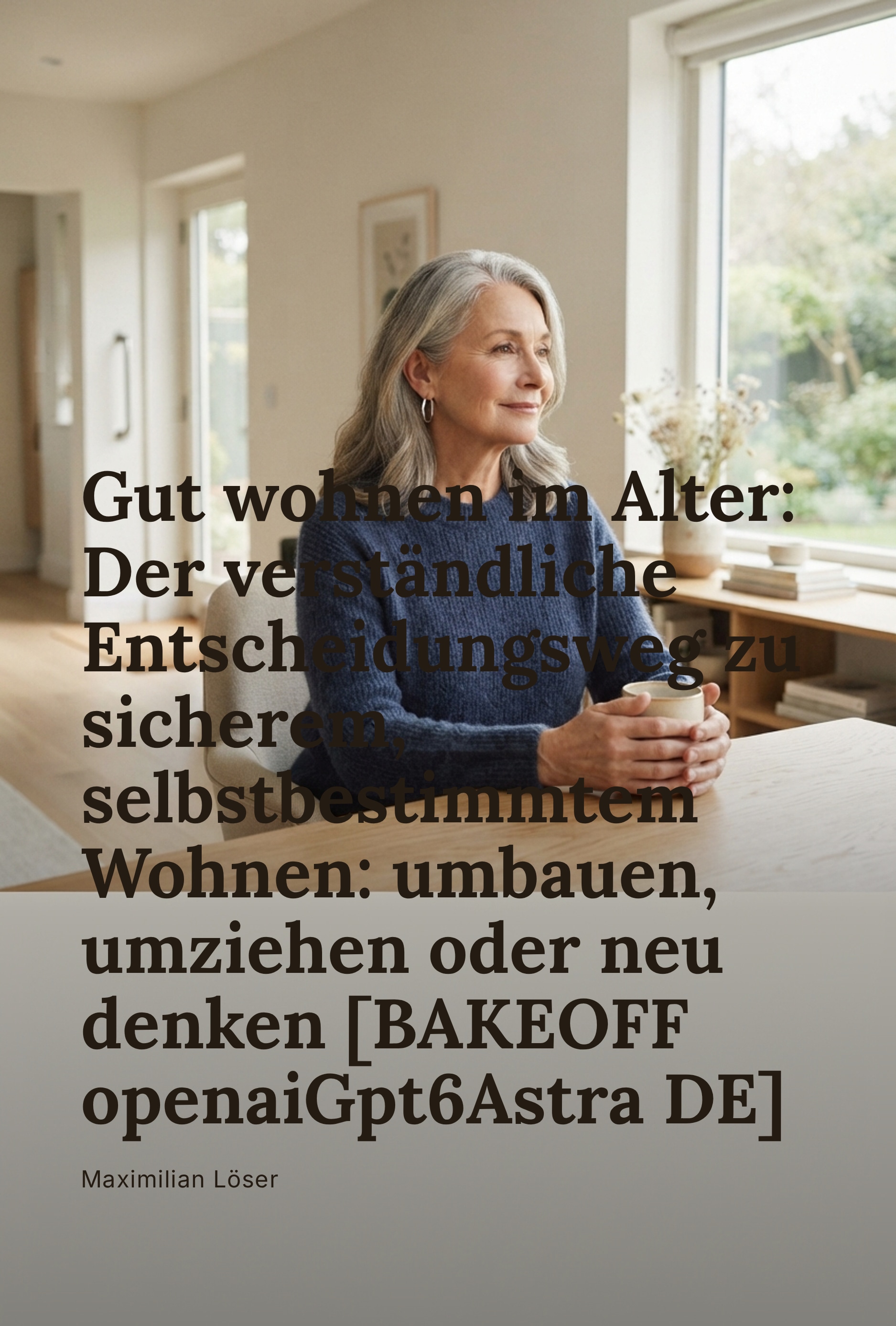 Cover von Gut wohnen im Alter