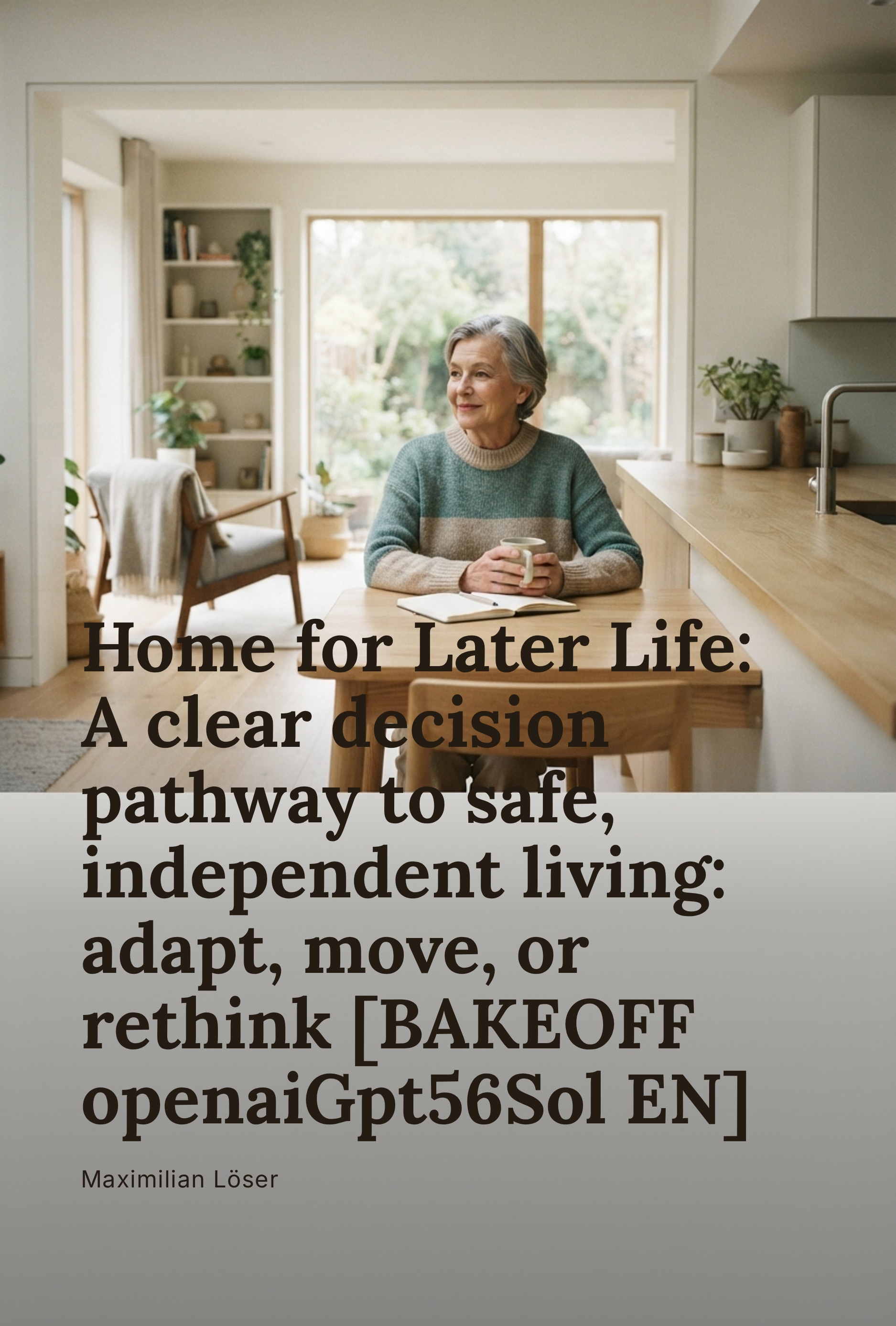 Cover von Home for Later Life